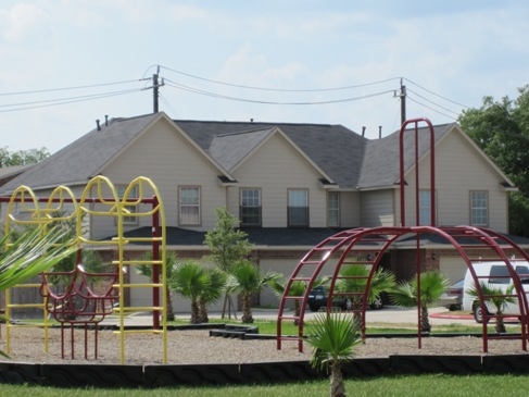 Palm Trace Townhomes in Houston, TX - Foto de edificio