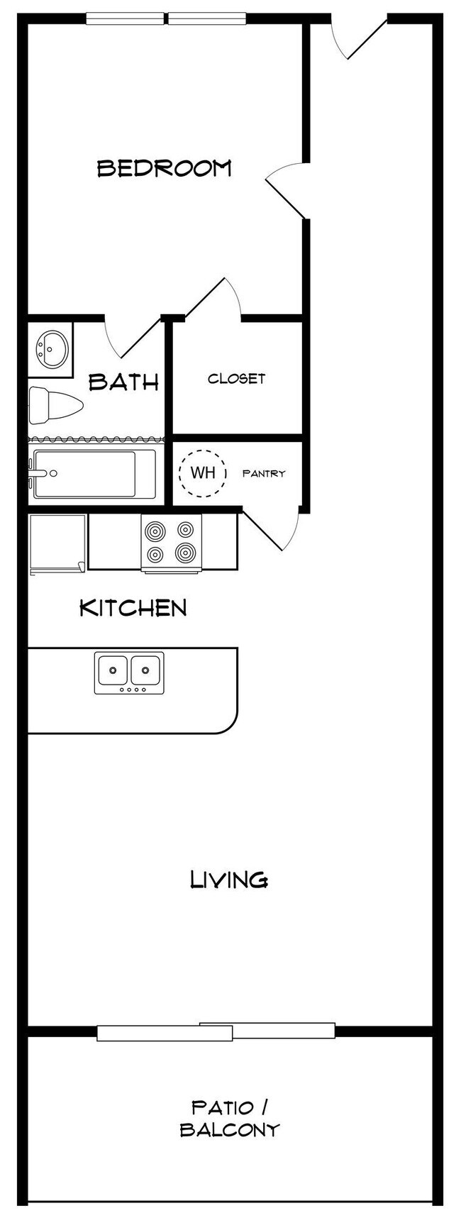 Towne Square Condos in Granbury, TX - Foto de edificio - Floor Plan
