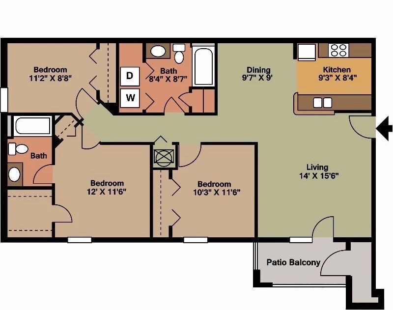 Miller Town Apartments in Clarksville, TN