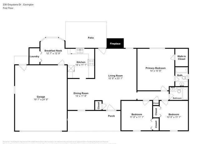 230 Graystone Dr in Covington, GA - Foto de edificio - Building Photo