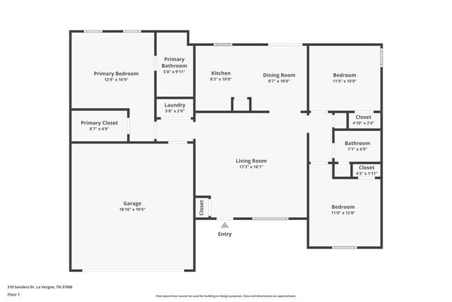 519 Sanders Dr in La Vergne, TN - Building Photo - Building Photo