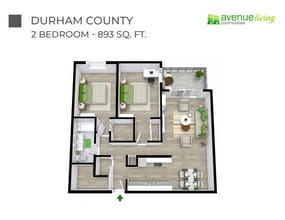 Durham County in Edmonton, AB - Building Photo - Floor Plan