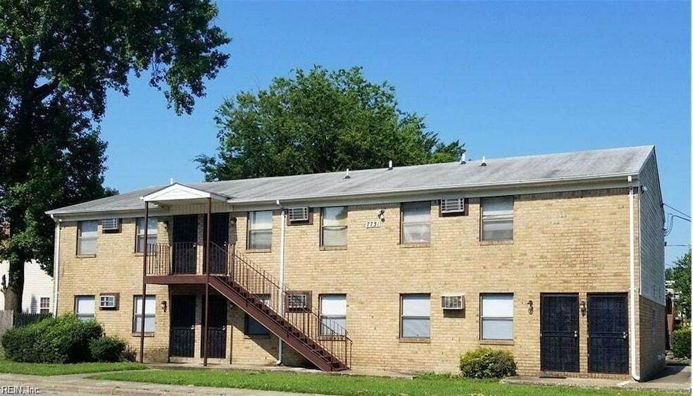 7731 Diven St in Norfolk, VA - Foto de edificio