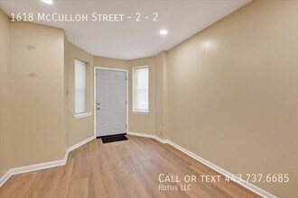 1618 McCulloh St in Baltimore, MD - Building Photo - Building Photo