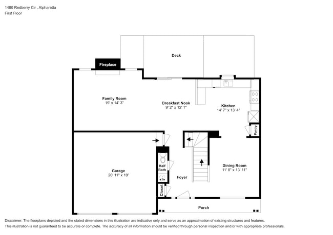 1480 Redberry Cir in Alpharetta, GA - Foto de edificio - Building Photo
