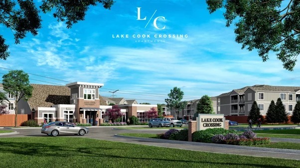 Lake Cook Crossing in Deerfield, IL - Building Photo