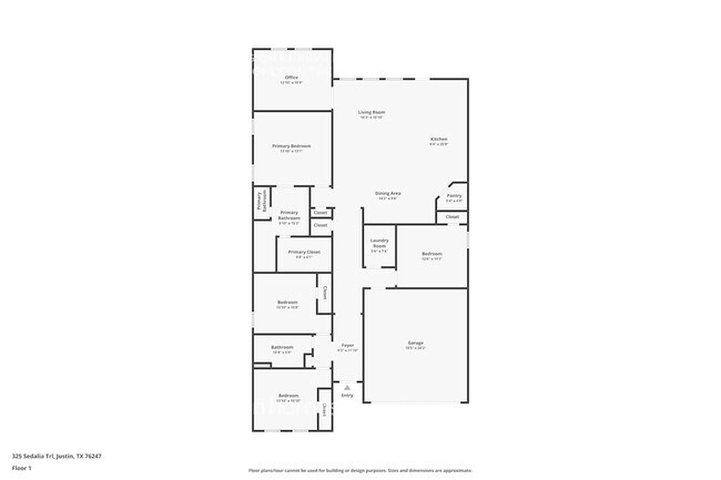 325 Sedalia Trl in Justin, TX - Foto de edificio - Building Photo