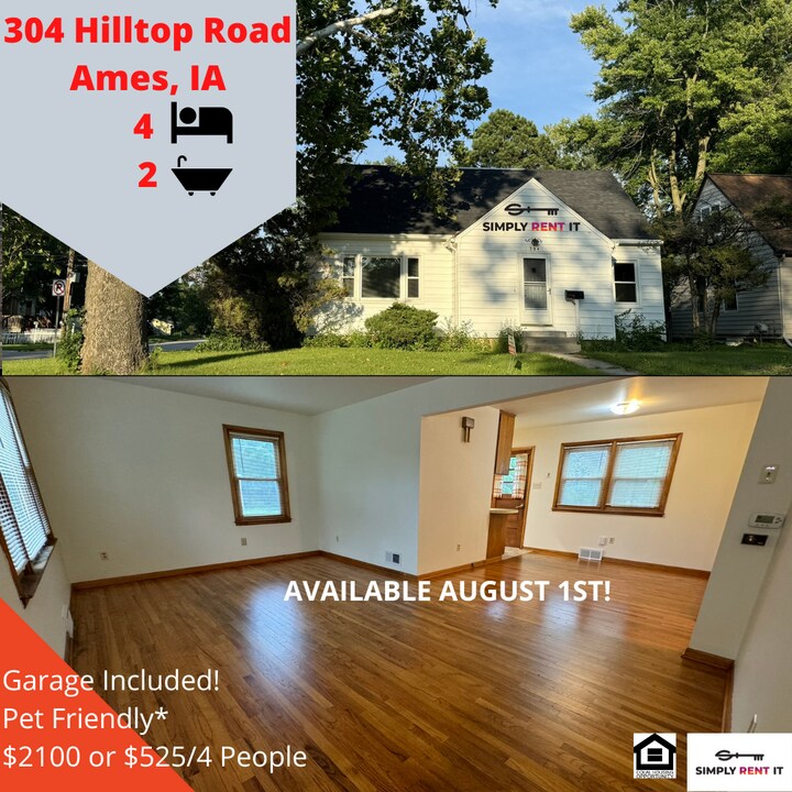 304 Hilltop Rd in Ames, IA - Building Photo