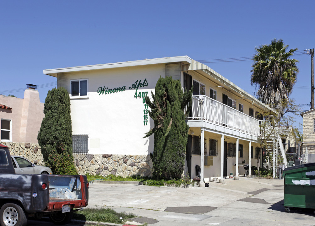 Winona Apartments in San Diego, CA - Building Photo