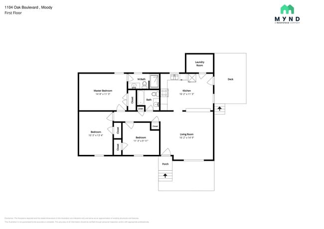 1104 Oak Blvd in Moody, AL - Foto de edificio - Building Photo