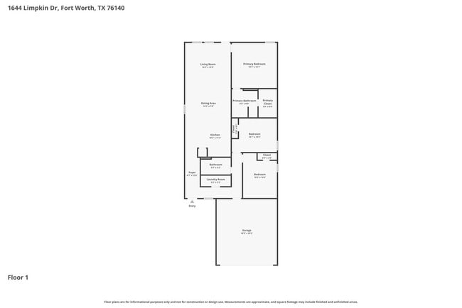 1644 Limpkin Dr in Fort Worth, TX - Foto de edificio - Building Photo