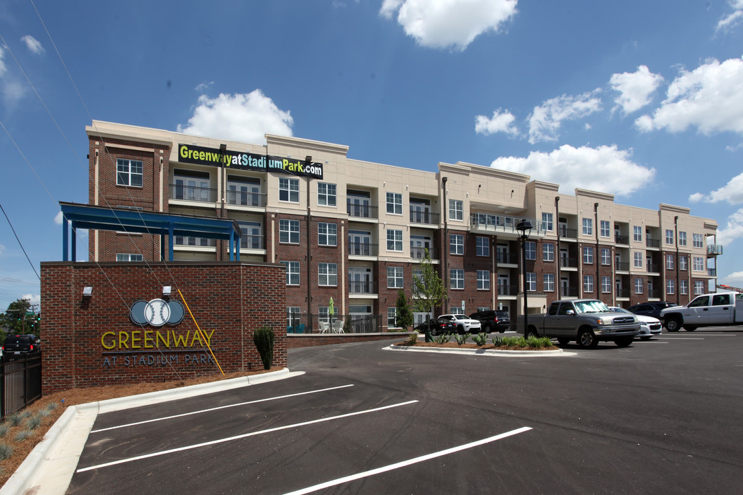 Greenway at Stadium Park in Greensboro, NC - Building Photo