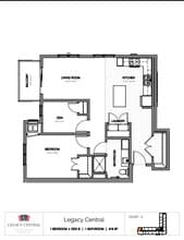 Legacy Central 55+ Senior Apartments in Shakopee, MN - Foto de edificio - Floor Plan