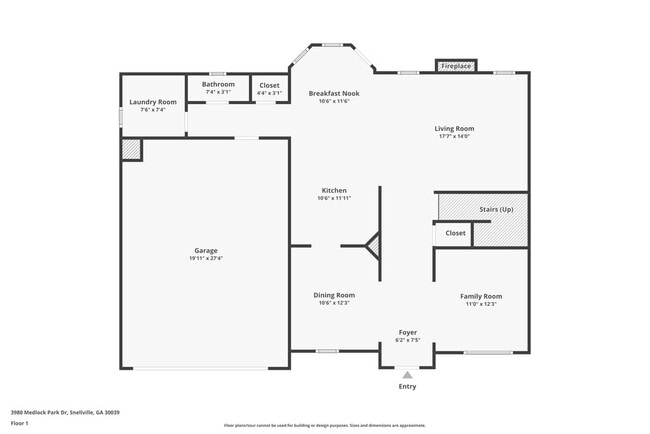 3980 Medlock Pk Dr, Unit 3 in Snellville, GA - Building Photo - Building Photo