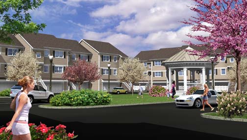 Lakeside Townhomes in Danbury, CT - Building Photo