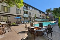 Pool with Fire Pit - Monte Viejo Apartments in Phoenix, Arizona