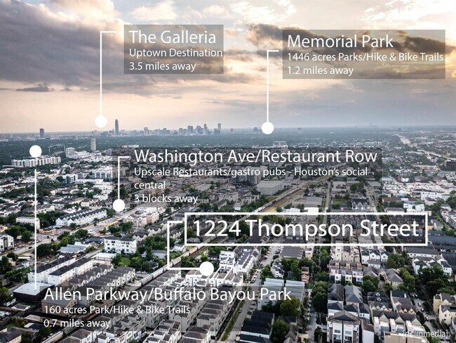 1224 Thompson St in Houston, TX - Building Photo - Building Photo