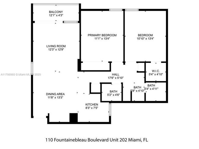 110 Fontainebleau Blvd, Unit 202 in Miami, FL - Building Photo - Building Photo