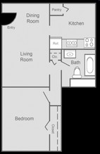 Kings Country in Lafayette, LA - Building Photo - Floor Plan