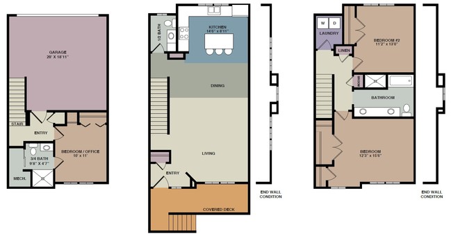 Clover Run Townhomes in Chaska, MN - Building Photo - Floor Plan