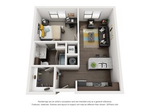 YOUnion Fayetteville in Fayetteville, AR - Foto de edificio - Floor Plan