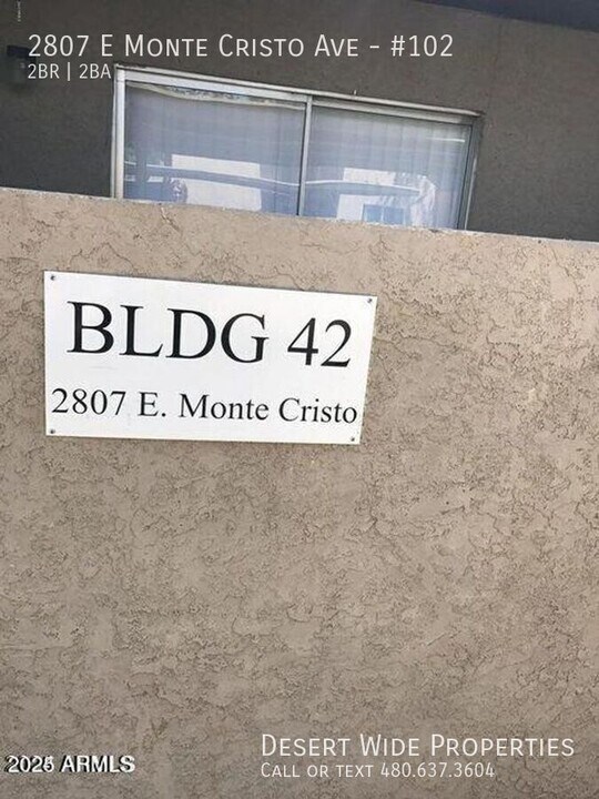 2807 E Monte Cristo Ave in Phoenix, AZ - Building Photo