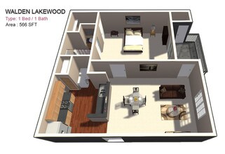 Walden Lakewood in Plant City, FL - Foto de edificio - Floor Plan