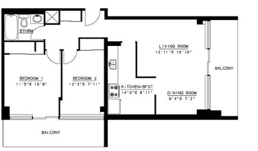 Wood Glen Estates in Mississauga, ON - Building Photo - Floor Plan