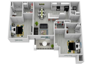 Arbours at Lafayette in Lafayette, LA - Building Photo - Floor Plan