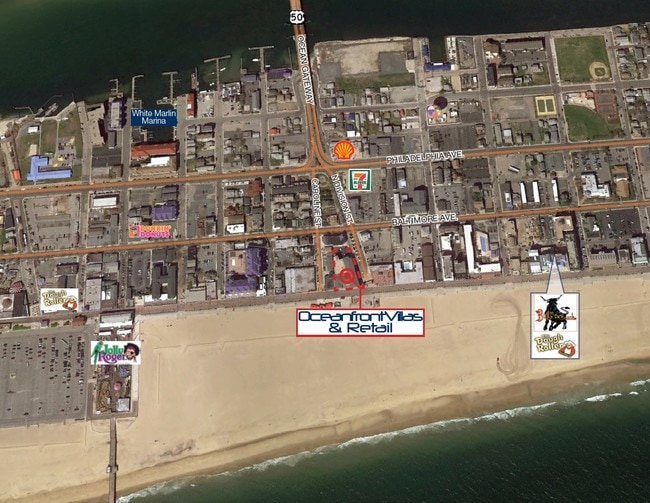 Oceanfront Villas & Retail in Ocean City, MD - Building Photo - Building Photo