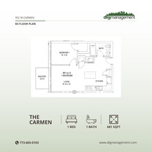 The Carmen in Chicago, IL - Building Photo - Floor Plan