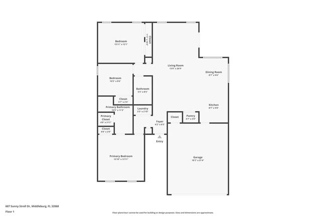 607 Sunny Stroll Dr in Middleburg, FL - Building Photo - Building Photo