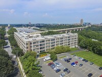 Drone Shot of Community - Bridgeview Apartments in Allentown, Pennsylvania