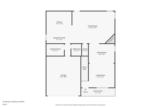 1317 Bray Dr in Charlotte, NC - Foto de edificio - Building Photo