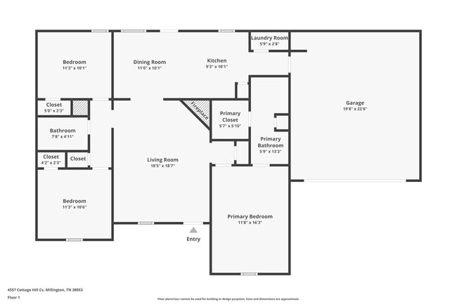 4557 Cottage Hill Cove in Millington, TN - Foto de edificio - Building Photo