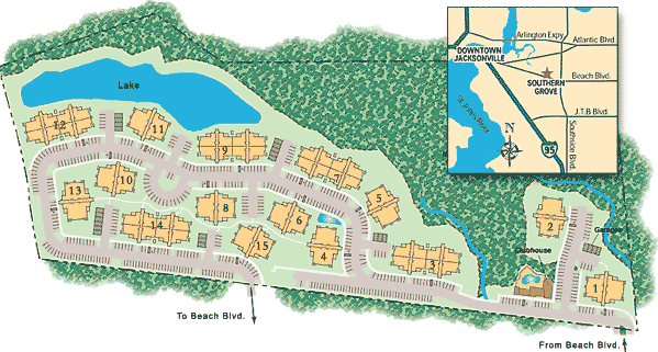 property at 8601 Beach Blvd