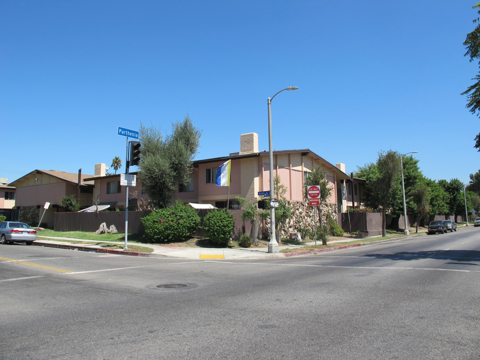 Parthenia Gardens in North Hills, CA - Building Photo