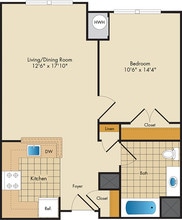 St. Paul Senior Living Apartments in Capitol Heights, MD - Foto de edificio - Floor Plan