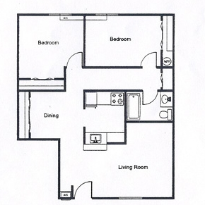 GlenBrook in Cedar Rapids, IA - Foto de edificio - Floor Plan