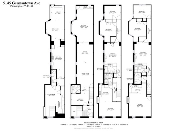 5145 Germantown Ave in Philadelphia, PA - Building Photo - Floor Plan