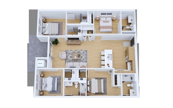 Linden & Loon Apartments in St. Paul, MN - Foto de edificio - Floor Plan
