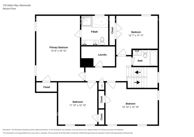 132 Gilden Way in Mooresville, NC - Foto de edificio - Building Photo