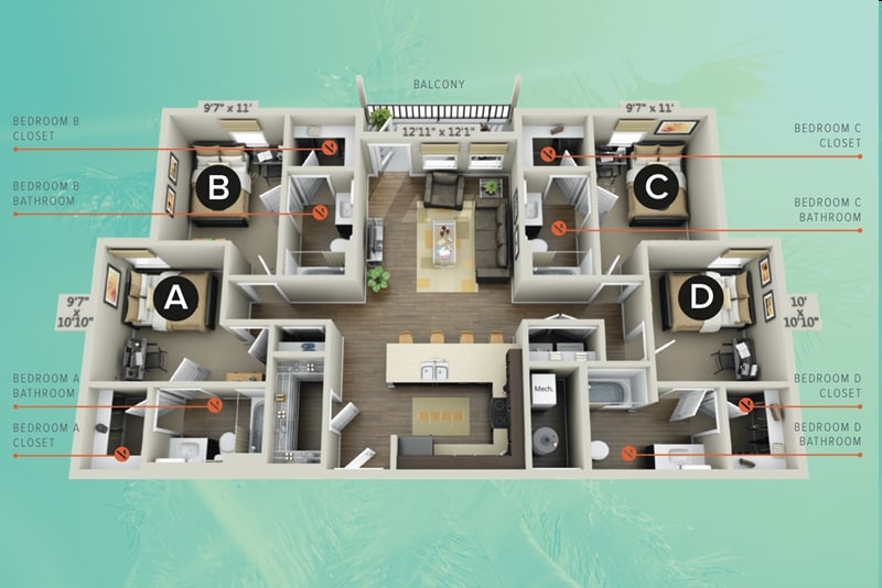 College Vue Apartments in Pensacola, FL
