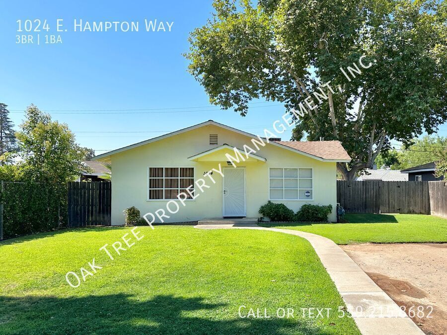 1024 E Hampton Way in Fresno, CA - Building Photo