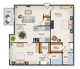 Fox Chase Apartments in Waldorf, MD - Building Photo - Floor Plan