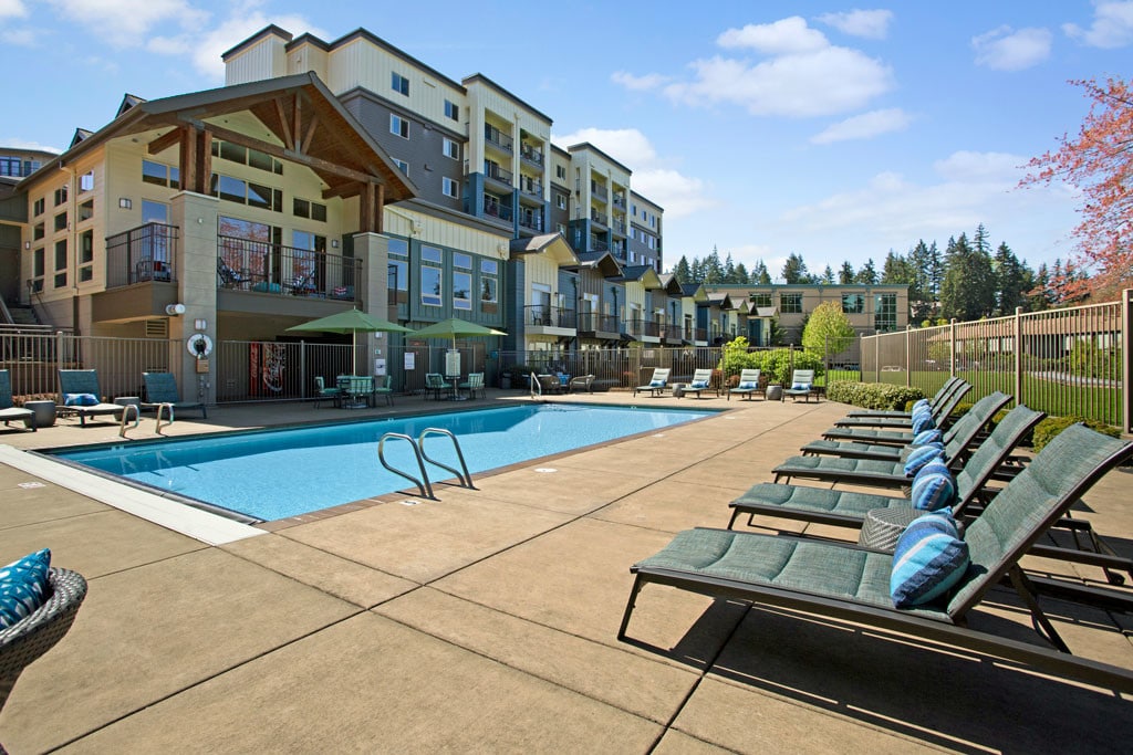 Echo Lake Apartment Homes in Shoreline, WA - Foto de edificio
