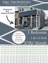 773 Bedford St, Unit Apt A in Claysburg, PA - Building Photo - Building Photo