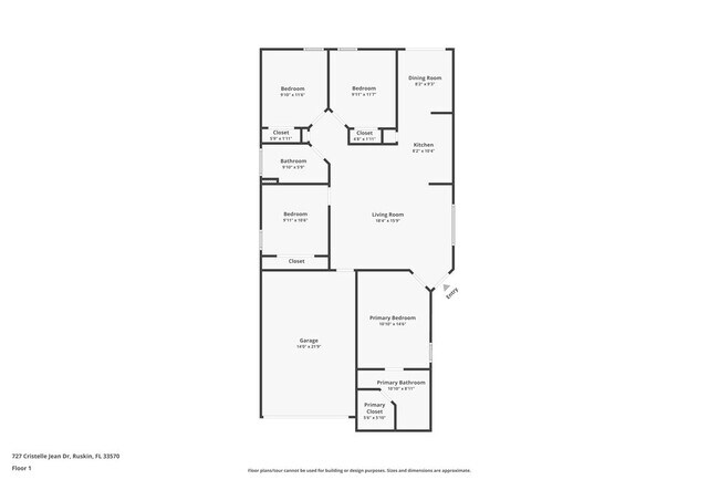 727 Cristelle Jean Dr in Ruskin, FL - Foto de edificio - Building Photo