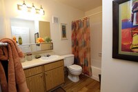 Guest Bath - The Glen at Briargate Apartments in Colorado Springs, Colorado