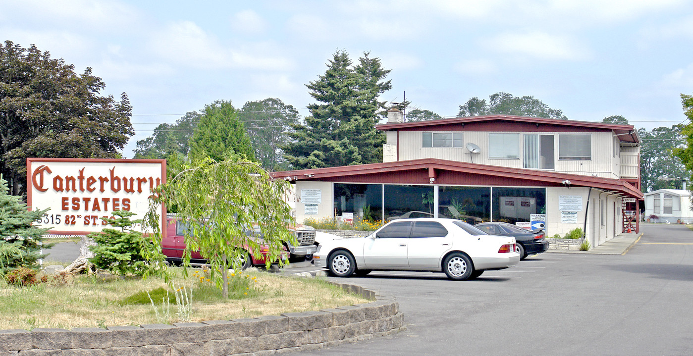 Canterbury Estates Mobile Home Park in Tacoma, WA - Building Photo